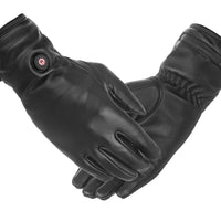Damen Leder Beheizte Handschuhe | USB | Schafsleder