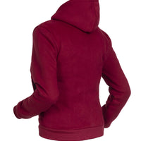 Beheizter Hoodie - Damen | Dual Heating - Burgund