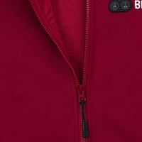 Beheizter Hoodie - Damen | Dual Heating - Burgund