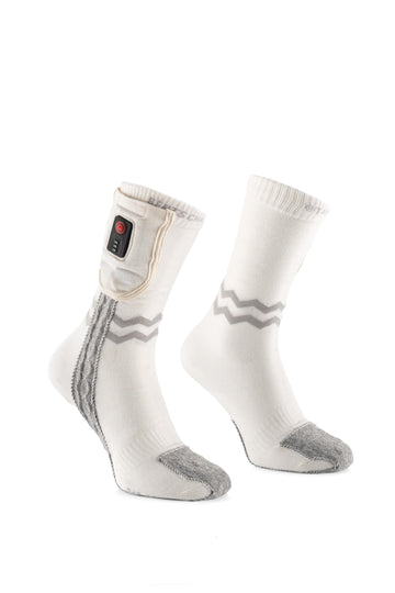 Beheizte Socken – Aerowhite | USB – Sport-Edition | Dünn & Strapazierfähig