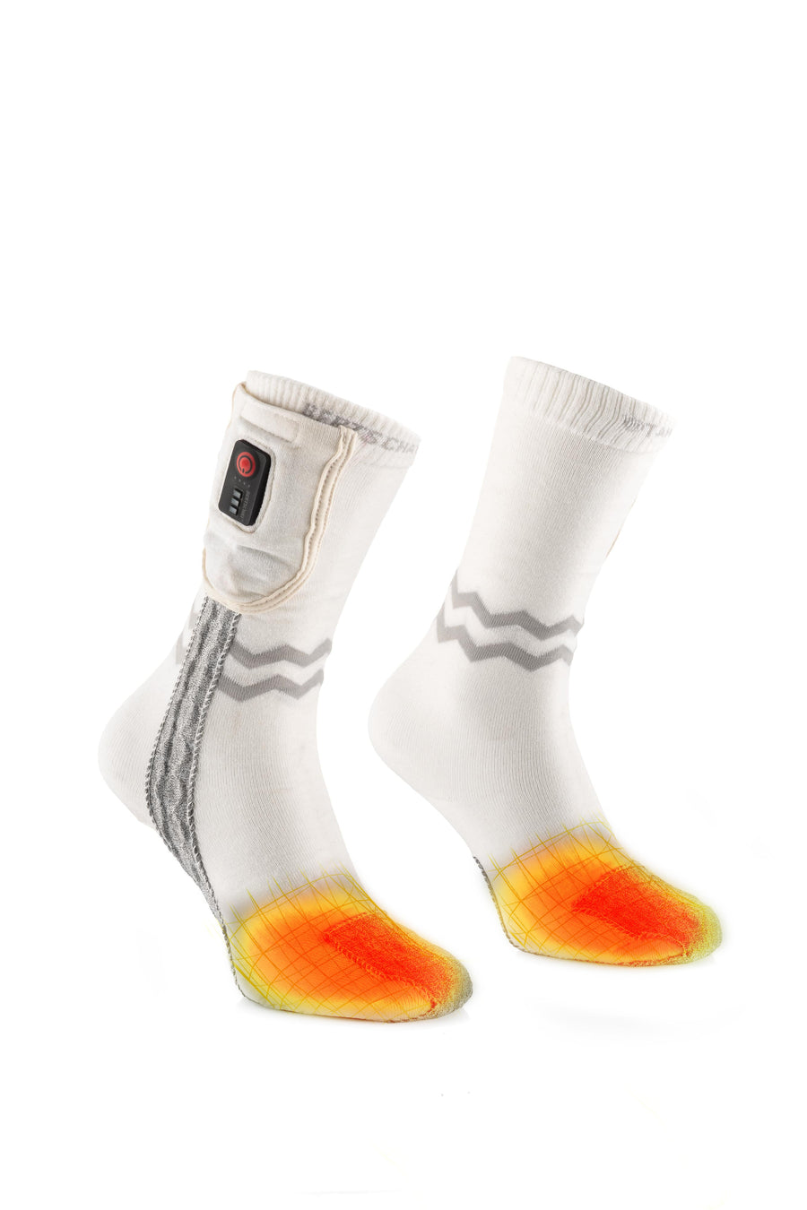 Beheizte Socken – Aerowhite | USB – Sport-Edition | Dünn & Strapazierfähig
