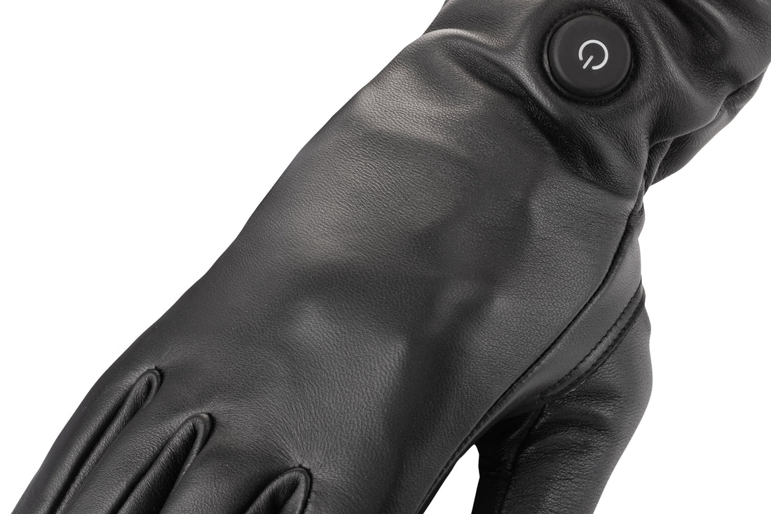 Damen Leder Beheizte Handschuhe | USB