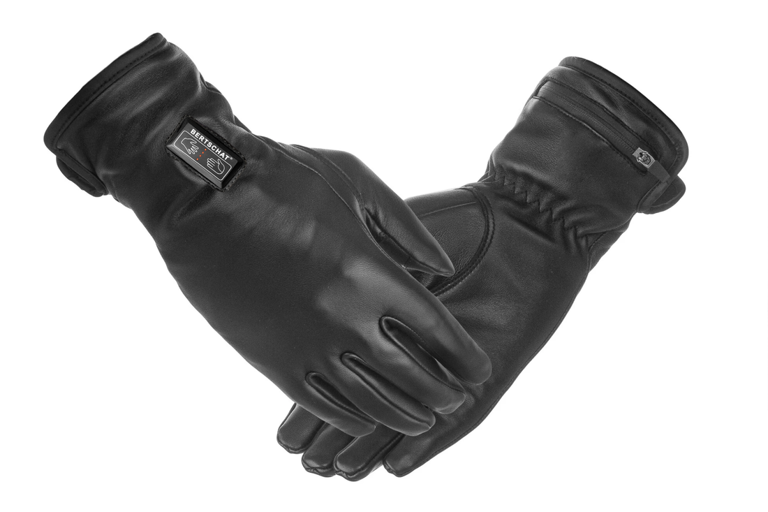 Beheizte Damen-Lederhandschuhe – Dual Heating