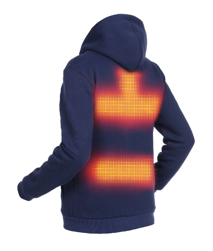 Beheizter Hoodie - Herren | Dual Heating - Navy Blau