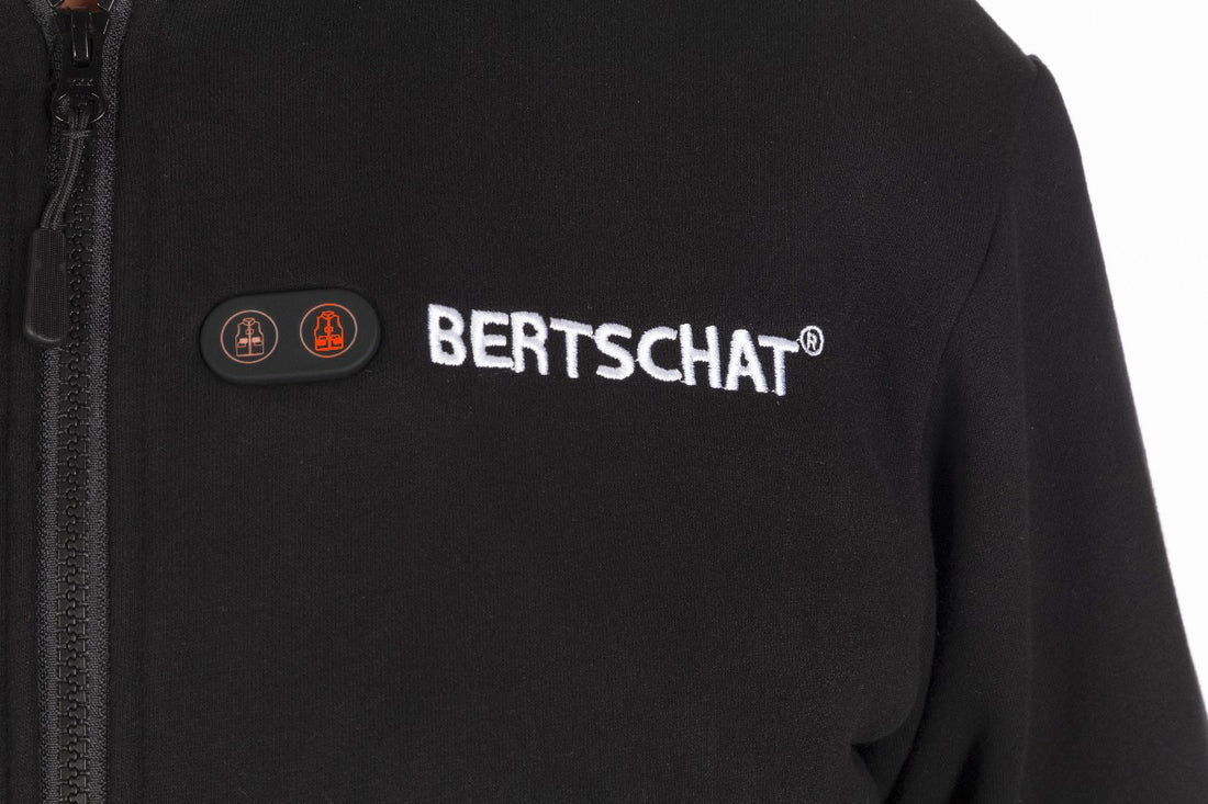 Beheizter Hoodie - Herren | Dual Heating - Schwarz