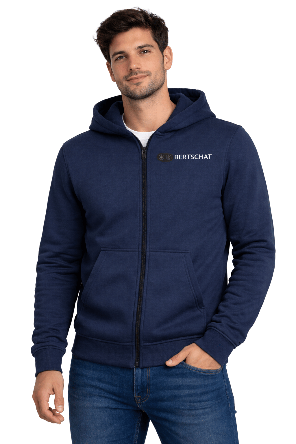 Beheizter Hoodie - Herren | Dual Heating - Navy Blau