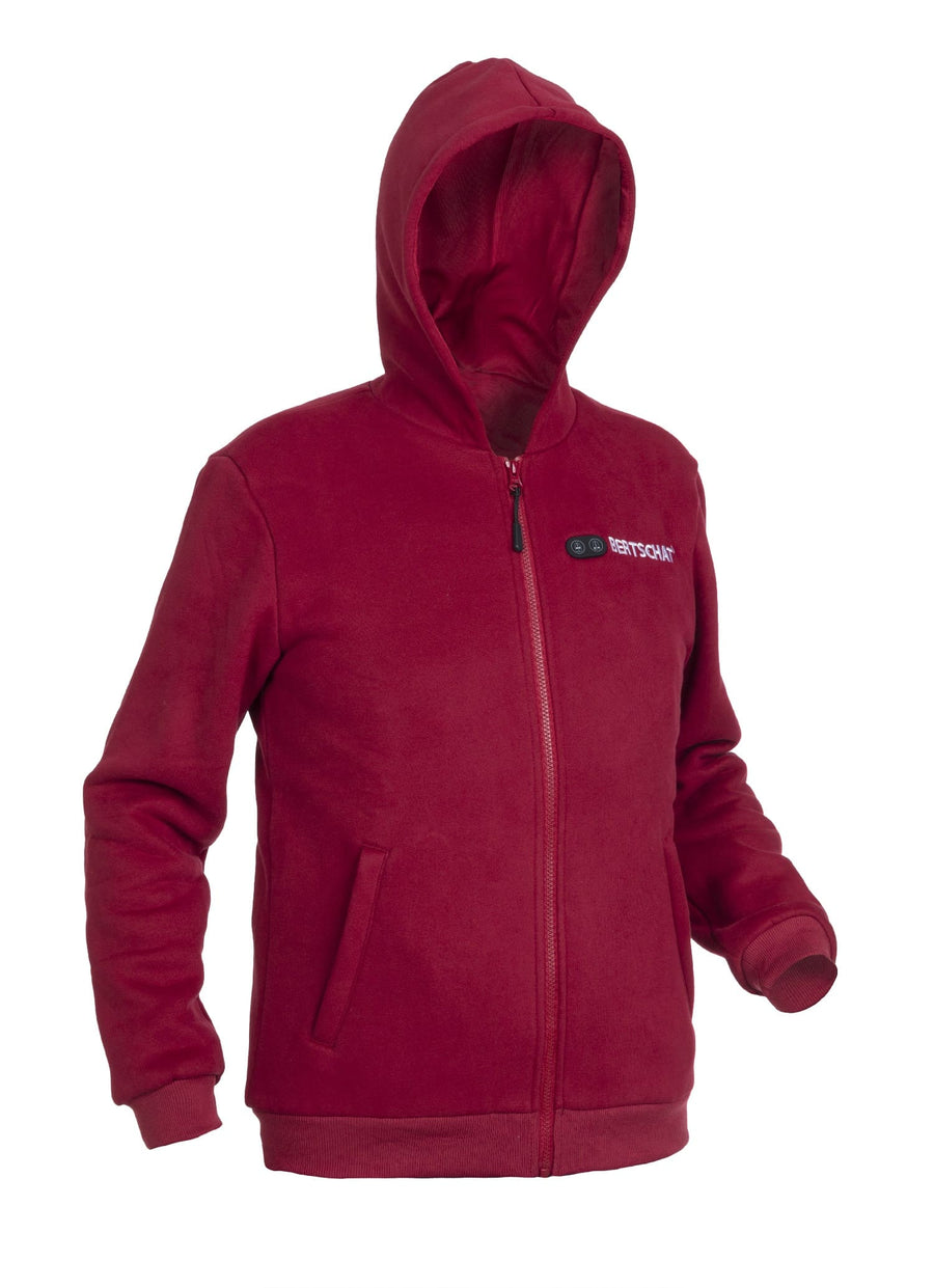 Beheizter Hoodie - Herren | Dual Heating - Burgund