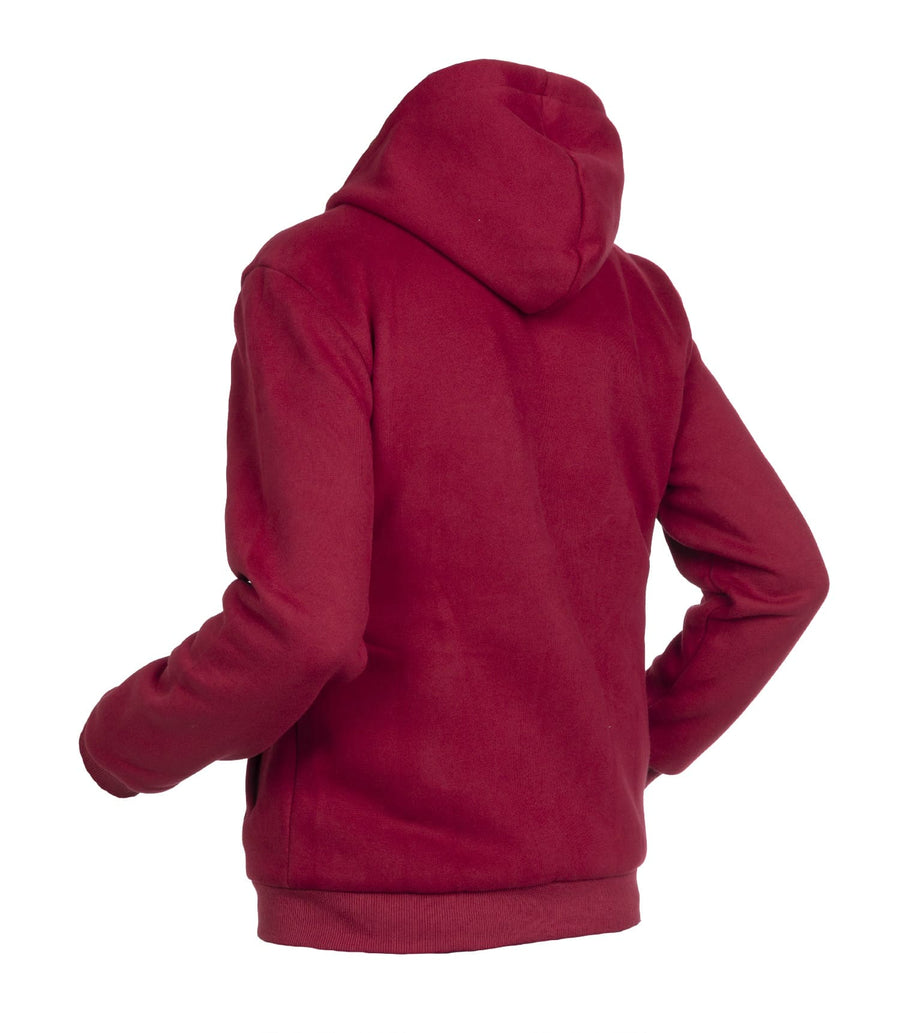 Beheizter Hoodie - Herren | Dual Heating - Burgund