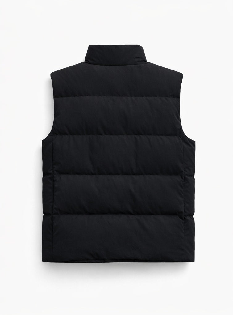 Beheizte Herren-Steppweste Schwarz – Dual Heating