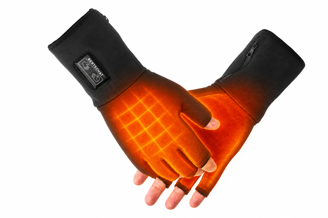 Beheizte Fingerlose Unterziehhandschuhe – Dual Heating